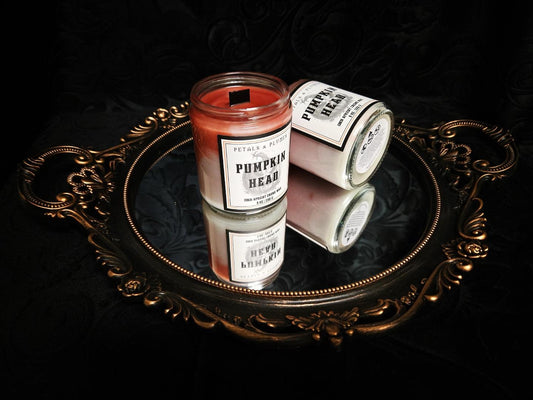 Pumpkin Head Candle