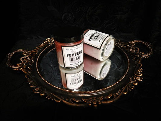 Pumpkin Head Candle