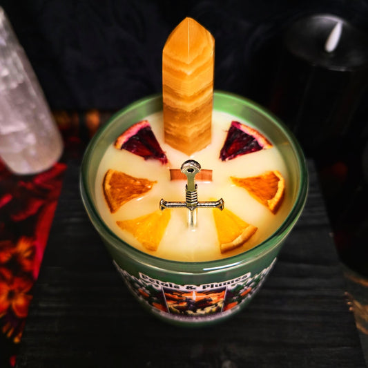 Knight of Wands Candle